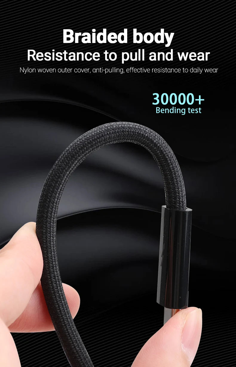 USB 4.0 Type-C Data Cable 240W Fast Charging Cable with 40Gbps Speed 8K HD Video Support Thunderbolt 3/4 for Phone Switch iPad