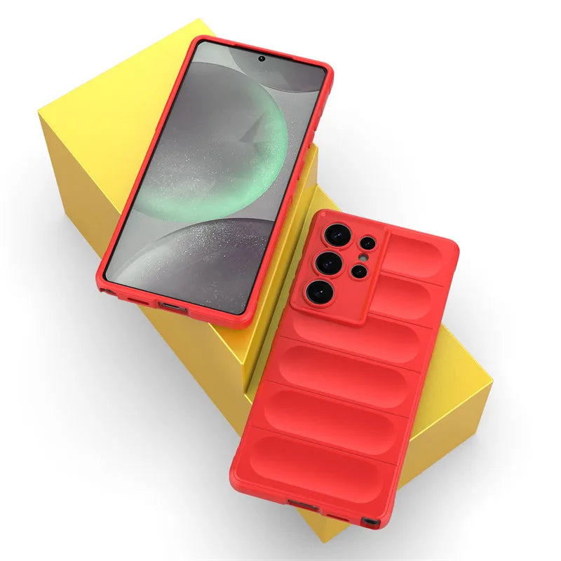 For Samsung Galaxy S25 Ultra Case Samsung Galaxy S25 S24 Plus Ultra 5G Cover Shockproof Silicon TPU Phone Cover Galaxy S25 Ultra