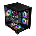 AOC CG391 PC Case MATX Gaming Desktop Case Supports 240 Water Cooling With 3 Fans Computer Case Sea View Room KingsLab Edition