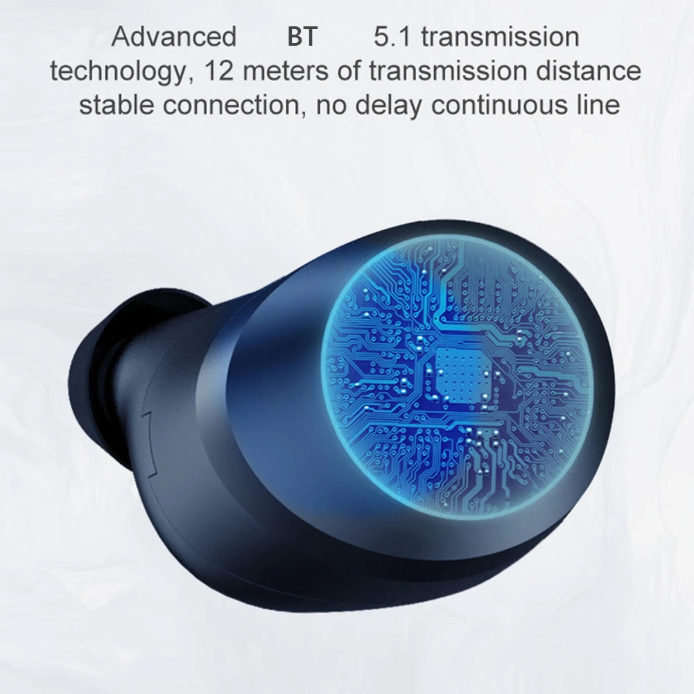 Sports Earphone Bluetooth-Compatible 5.1 Noise Cancelling Handsfree Headset with Microphone Sport Game Headset for Smart Phones