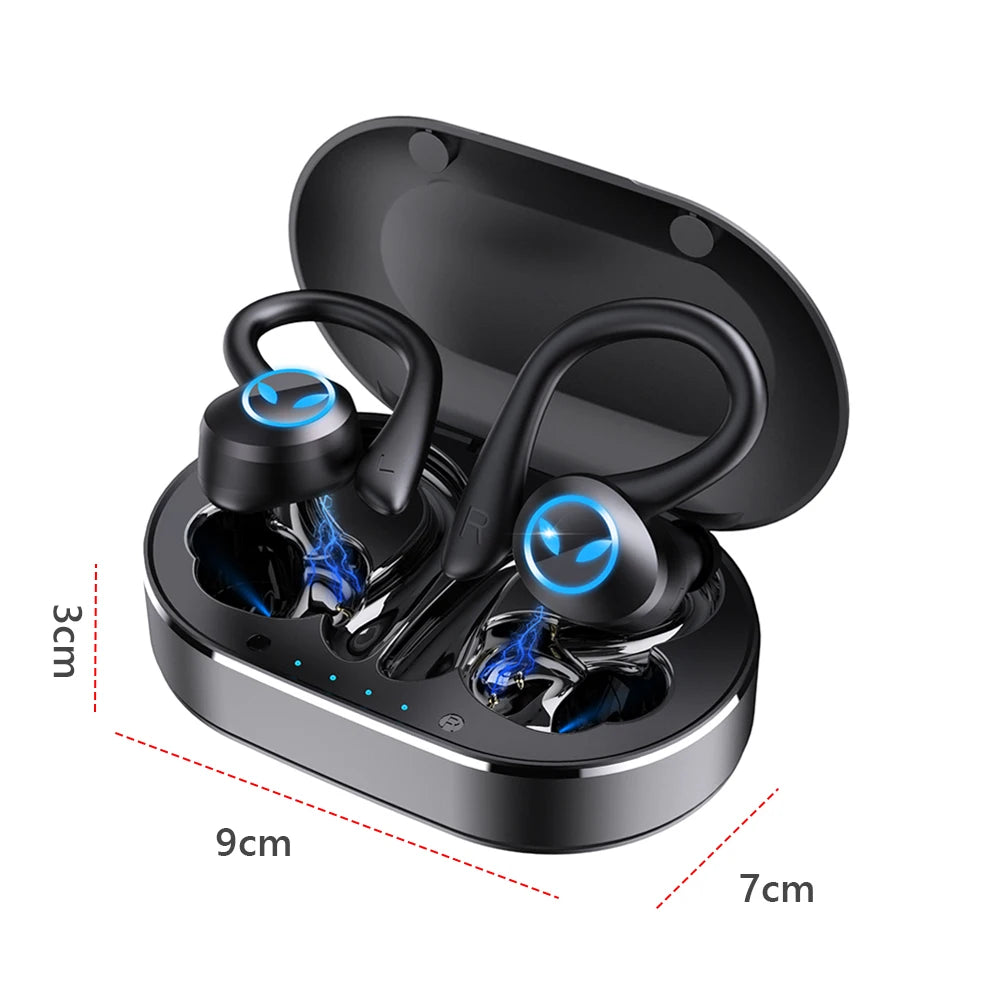 Sports Earphone Bluetooth-Compatible 5.1 Noise Cancelling Handsfree Headset with Microphone Sport Game Headset for Smart Phones