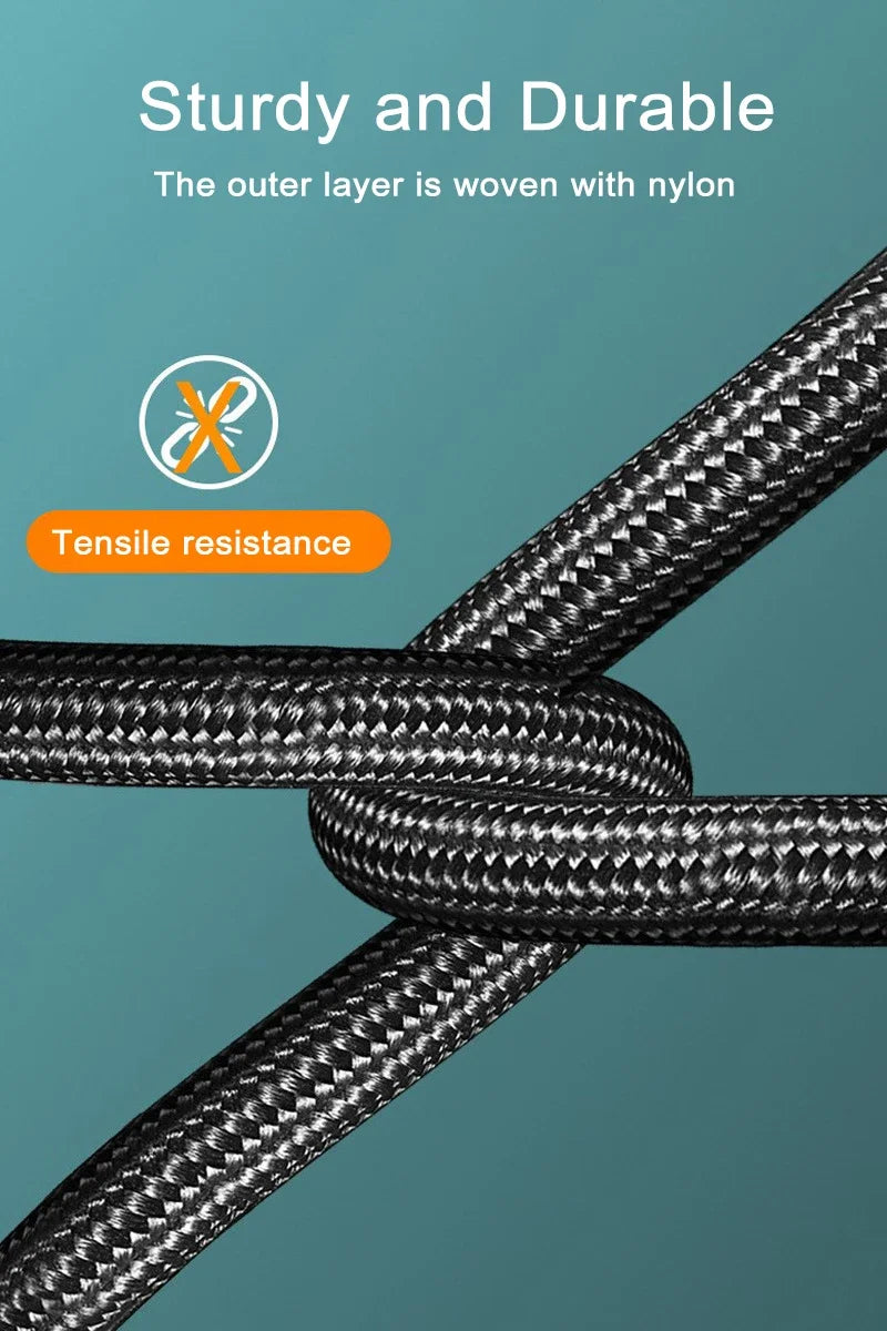 Type C To C Usb C Cable Fast Charging PD 100W 5A 20Gbps High Speed Transmission Data Cable USB3.2 Gen2 4K 60Hz Audio Cable Male
