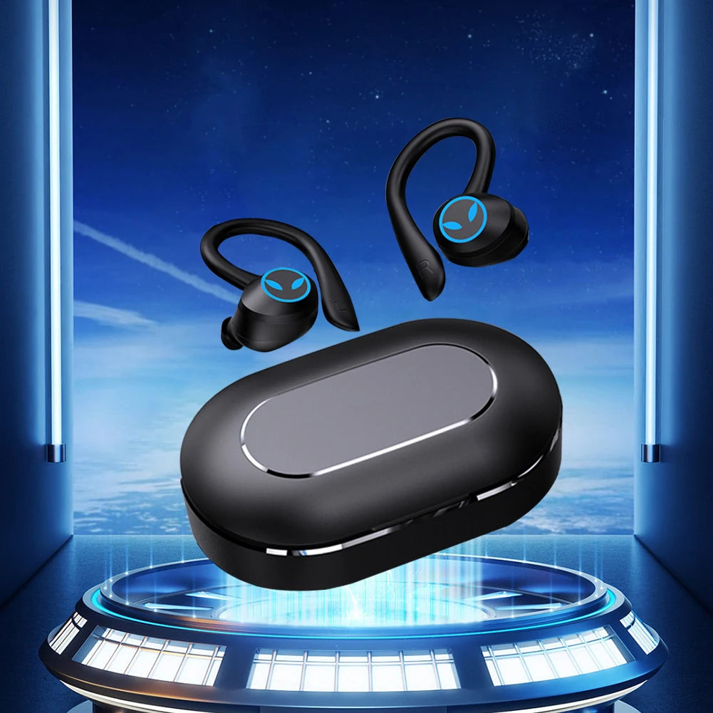 Sports Earphone Bluetooth-Compatible 5.1 Noise Cancelling Handsfree Headset with Microphone Sport Game Headset for Smart Phones