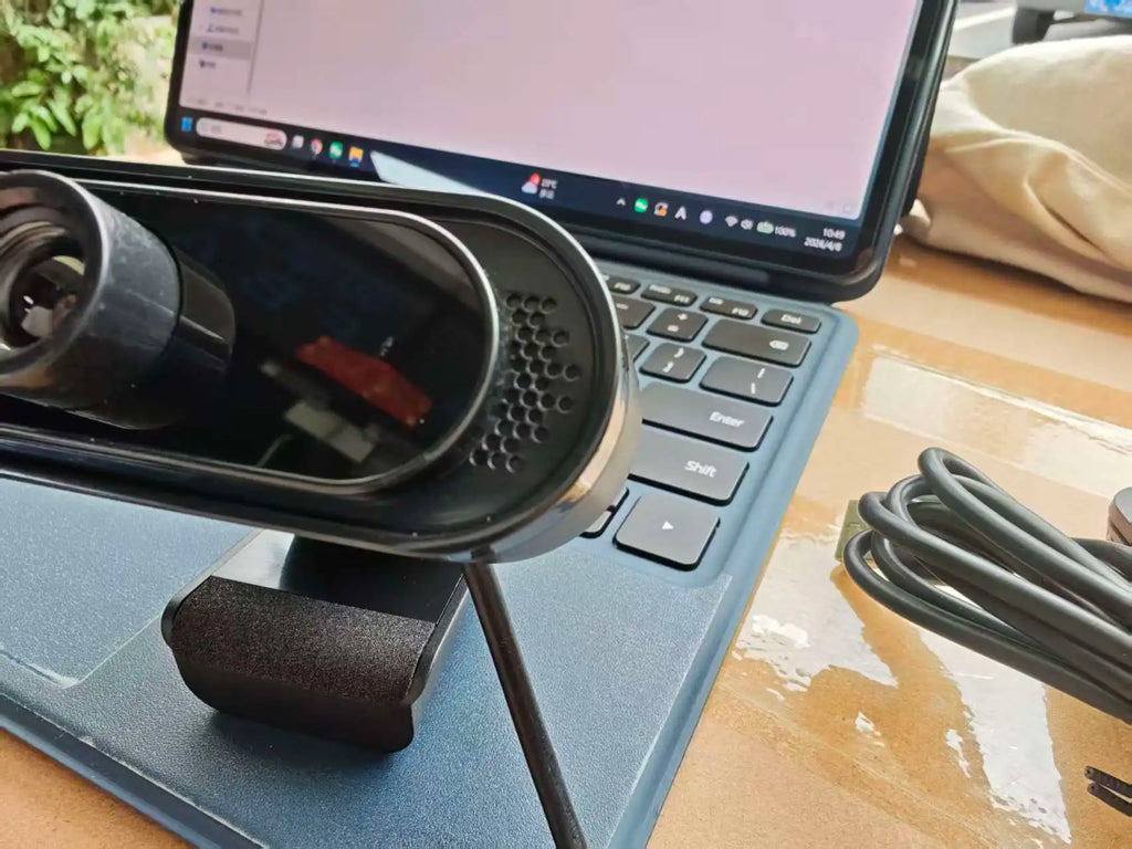 Webcam 360° Rotatable Mini Streaming Web Camera Full HD Plug And Play Computer Usb Web Camera For Pc Laptop With Microphone  ﻿