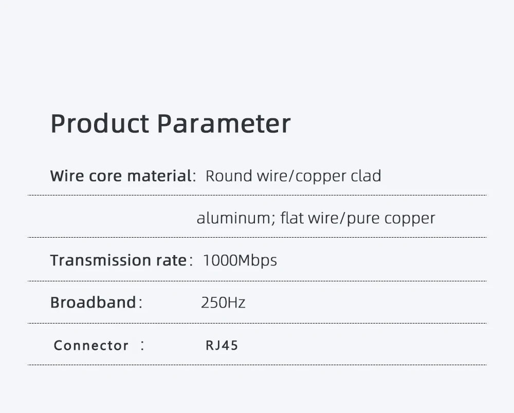 Cat6 Ethernet Cable Gigabit High Speed 1000Mbps Internet Cable RJ45 Shielded Network LAN Cord for Laptop Router PC PS5 4 3 Xbox