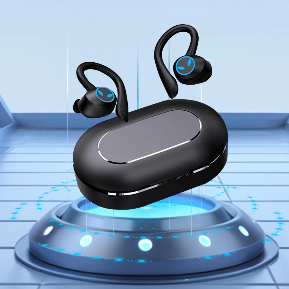 Sports Earphone Bluetooth-Compatible 5.1 Noise Cancelling Handsfree Headset with Microphone Sport Game Headset for Smart Phones