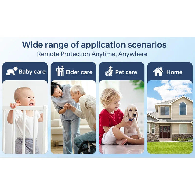 Smart 4K Mini Camera Full Color Night Vision High Definition WiFi Monitor Waterproof Motion Detect Home Security Monitor