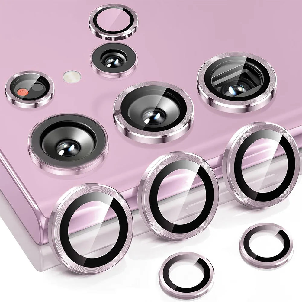 For Samsung Galaxy S25 Ultra Case Individual Metal Ring Camera Lens Protector Glass Samung S 25 26 S26 Ultra S25 FE S25+ S26+ 5G