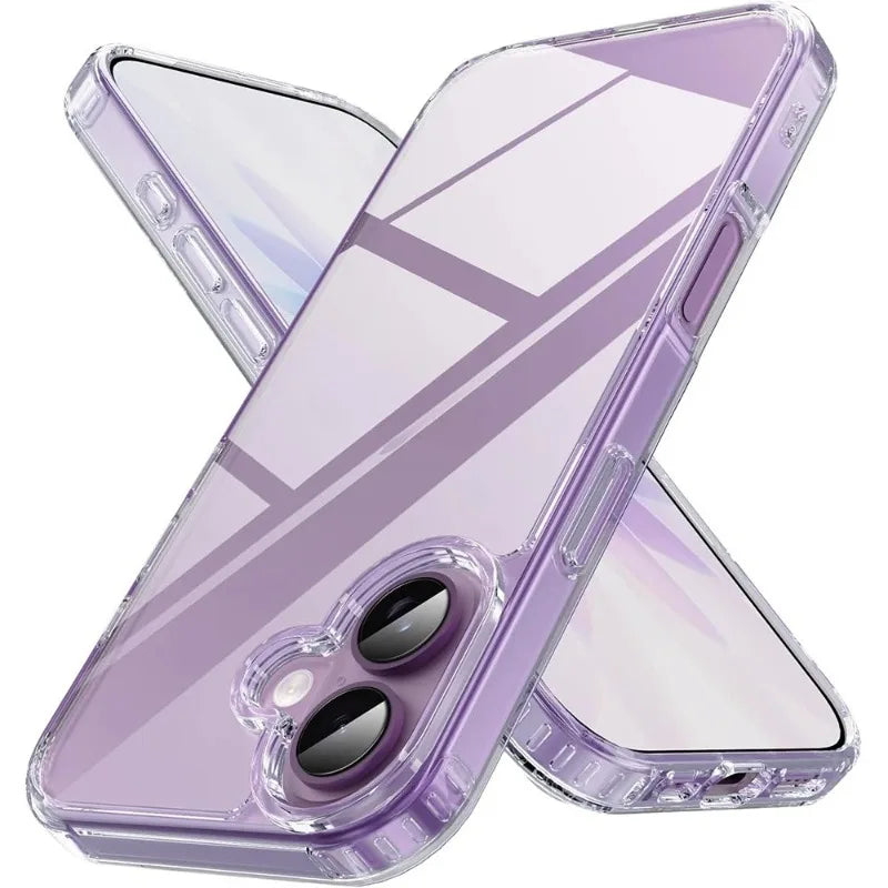 Case For iPhone 17 Pro Max Air 17 16 15 14 13 12 11 Pro Max Protective Cover Four Corners Shockproof Bumper Coque Fundas