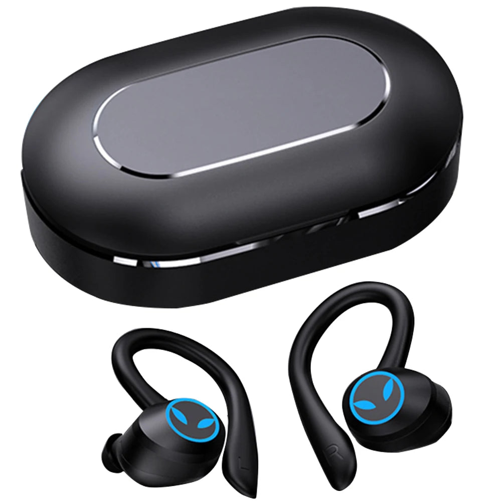 Sports Earphone Bluetooth-Compatible 5.1 Noise Cancelling Handsfree Headset with Microphone Sport Game Headset for Smart Phones