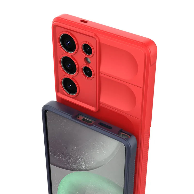 For Samsung Galaxy S25 Ultra Case Samsung Galaxy S25 S24 Plus Ultra 5G Cover Shockproof Silicon TPU Phone Cover Galaxy S25 Ultra