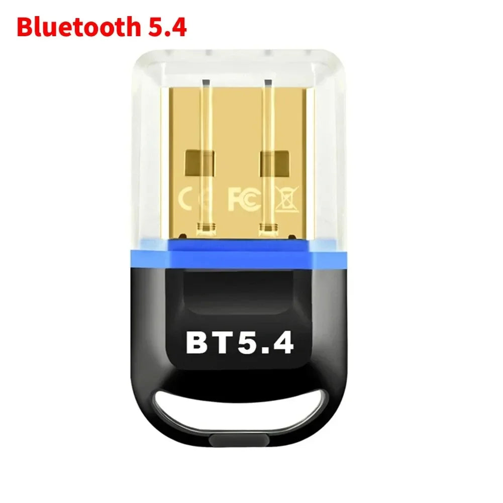 Bluetooth 6.0 Adapter Wireless Audio Transmitter Receiver USB Dongle for Car Headphone Speaker Driver Free ForWindows 8.1/10/11