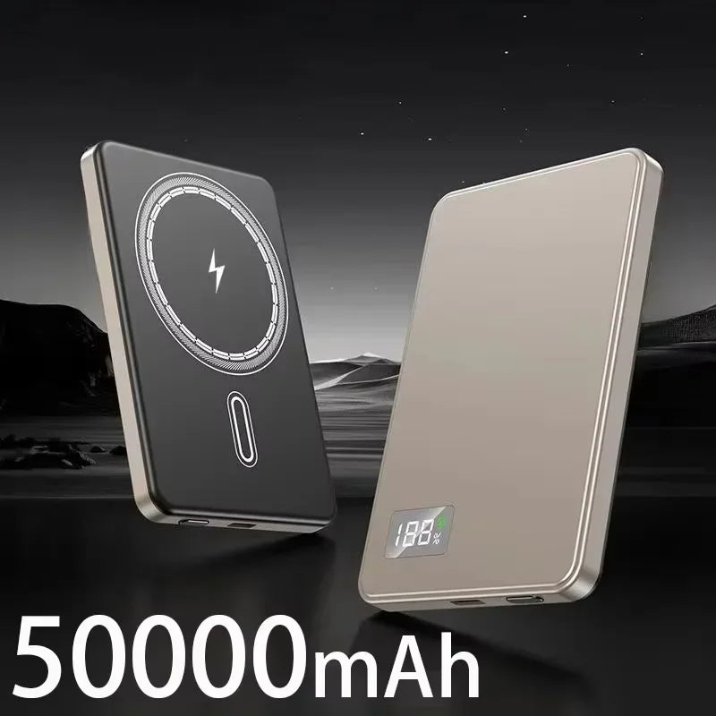 300000mAh 3C Certification Thin Power Bank Ultra For MagSafe 22.5W Magnetic Wireless Fast Charging Portable Battery Display