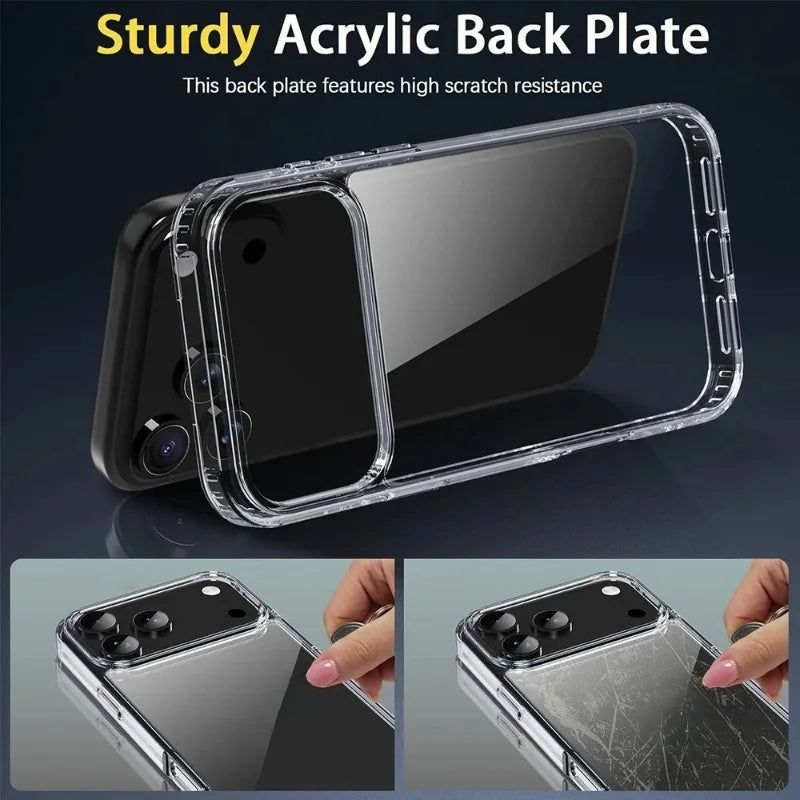 Case For iPhone 17 Pro Max Air 17 16 15 14 13 12 11 Pro Max Protective Cover Four Corners Shockproof Bumper Coque Fundas