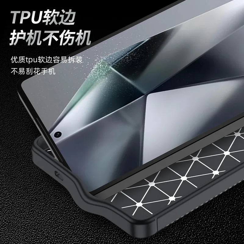 For Samsung Galaxy S25 Ultra Case Samsung S25 Ultra Cover Soft Silicone Bumper Protective Phone Case For Samsung S25 Plus Shield
